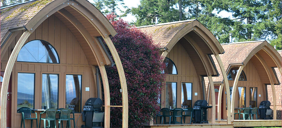 The chalets, all images courtesy of Oyster Bay Resorts